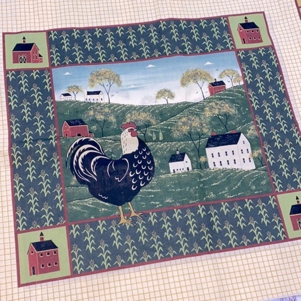 Warren Kimble for VIP country life vintage pillow case fabric